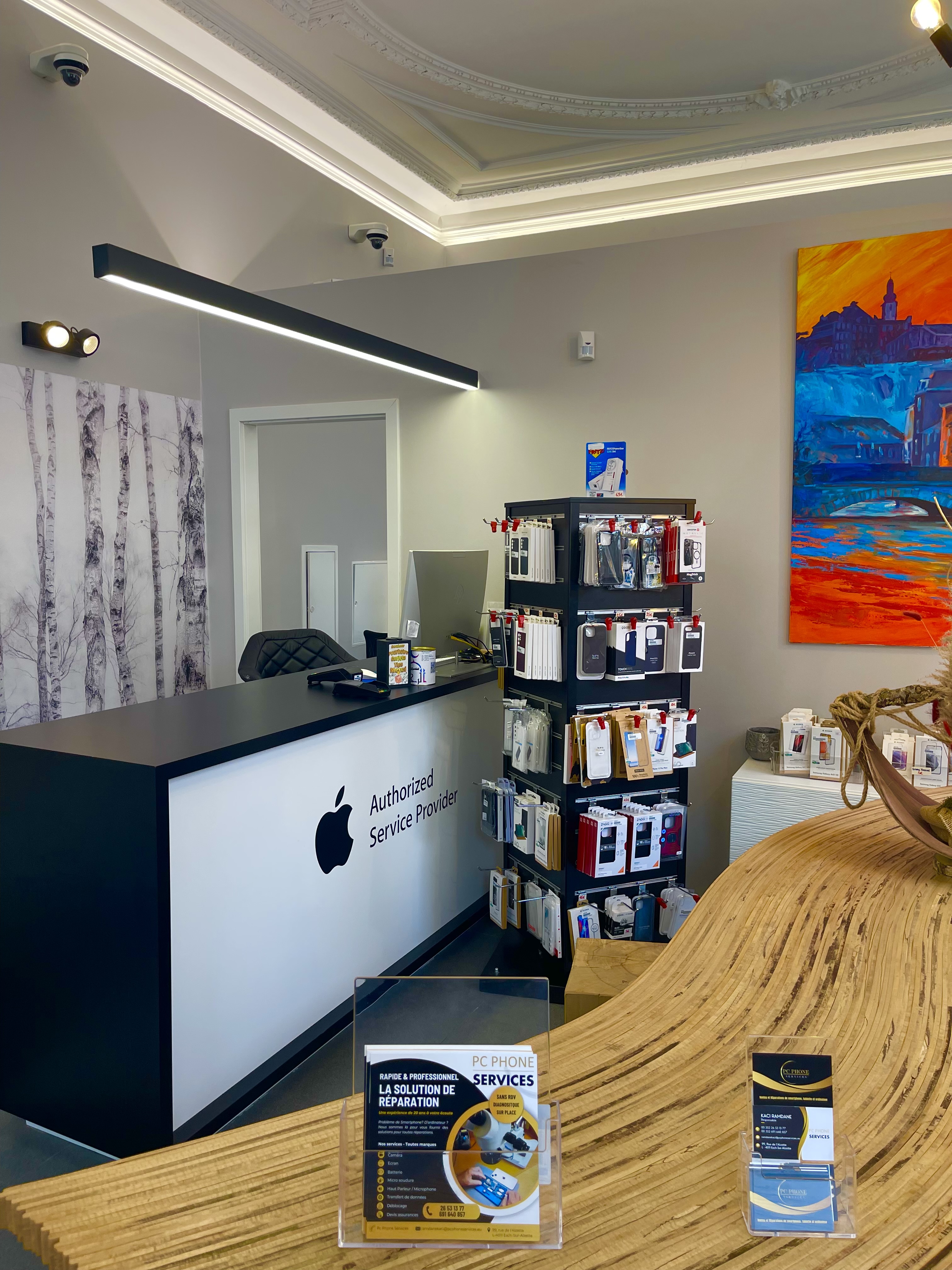 Notre comptoir de service